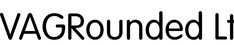 VAGRounded Lt Normal Font Download Free